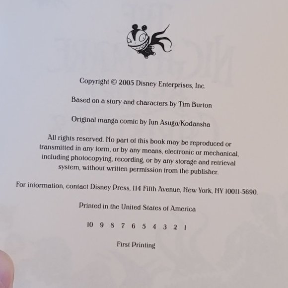 ๐ Disney Tim Burton's The Nightmare Before Christmas Manga - Picture 4 of 5